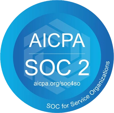 AICPA SOC 2 for Service Organizations badge